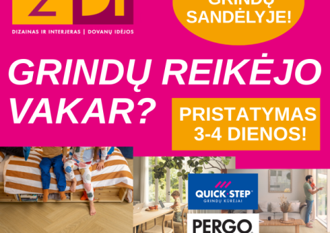 Grindys per 3-4 dienas? Įmanoma!