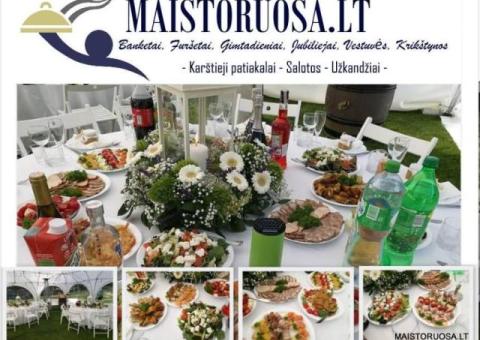 Maistas banketams, furšetams, vestuvėms