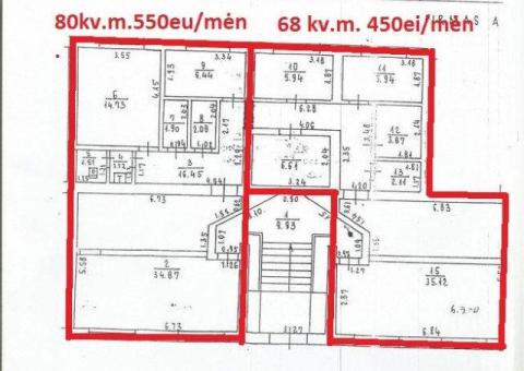 Nuomojamos 148 kv.m. Patapos Tiltų g. Klaipėdoje