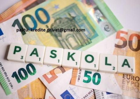 Greita paskola nuo 1 000 € iki 500 000 000 € per 24 valandas.