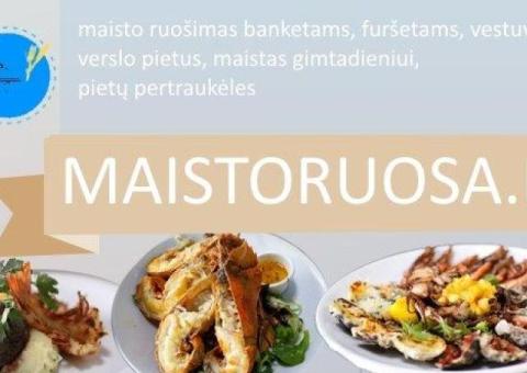 Maisto ruošimas pobūviams. Maistas banketams, furšetams, vestuvėms