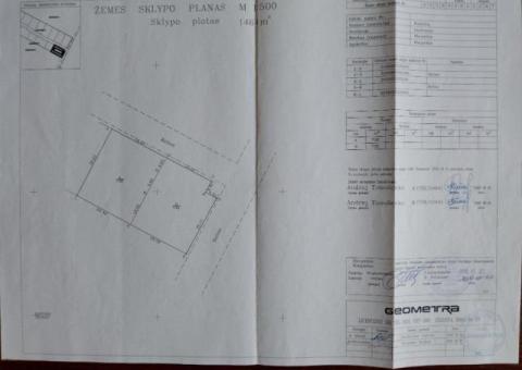 Parduodamas 14,96 arų sklypas Eketės g. Radailiai šalia Eketės tvenkinio